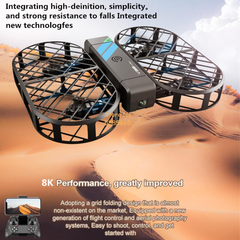 Kamera HD 8K 360 °   Perlindun - Rc Helicopter Electric ulasan dan harga