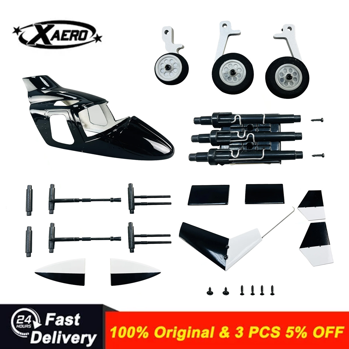 Suku Cadang Fuselage Roban 450 - Rc Helicopter Bag ulasan dan harga