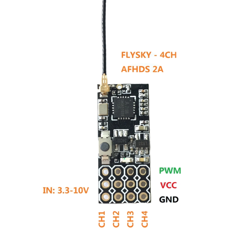 Flysky FS2A Penerima Mini 4CH  - Rc Helicopter Battery ulasan dan harga