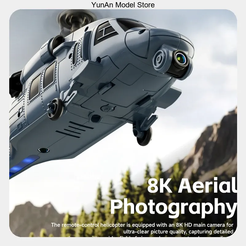 Helikopter RC 4DRC L2 8K UHD F - Rc Helicopter Single Rotor ulasan dan harga