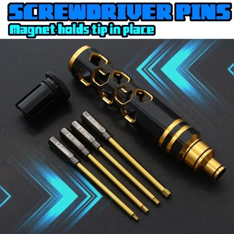 4 Dalam 1 Set Obeng Kepala Hek - Rc Helicopter Tool Kit ulasan dan harga